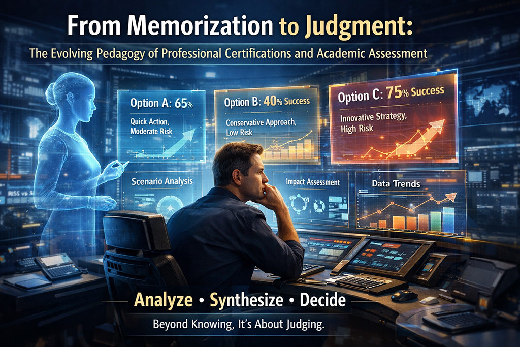 From Memorization to Judgment: The Coming Redesign of Professional Certifications and Academic Assessment